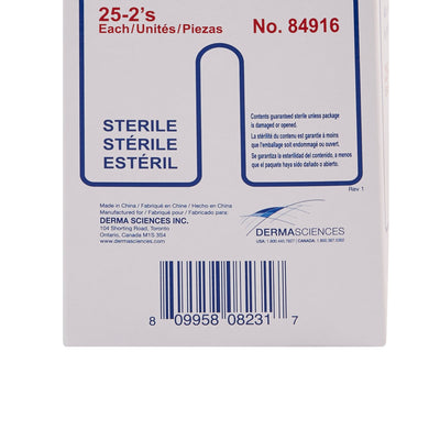 Dumex IV/Drain Split Dressing, 4 x 4 Inch, 1 Pack (General Wound Care) - Img 3