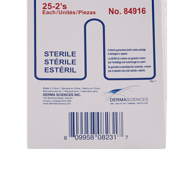 Dumex IV/Drain Split Dressing, 4 x 4 Inch, 1 Pack (General Wound Care) - Img 3