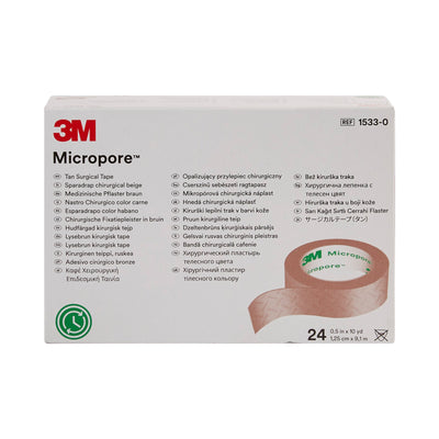 3M™ Micropore™ Paper Medical Tape, 1/2 Inch x 10 Yard, Tan, 1 Each (General Wound Care) - Img 2