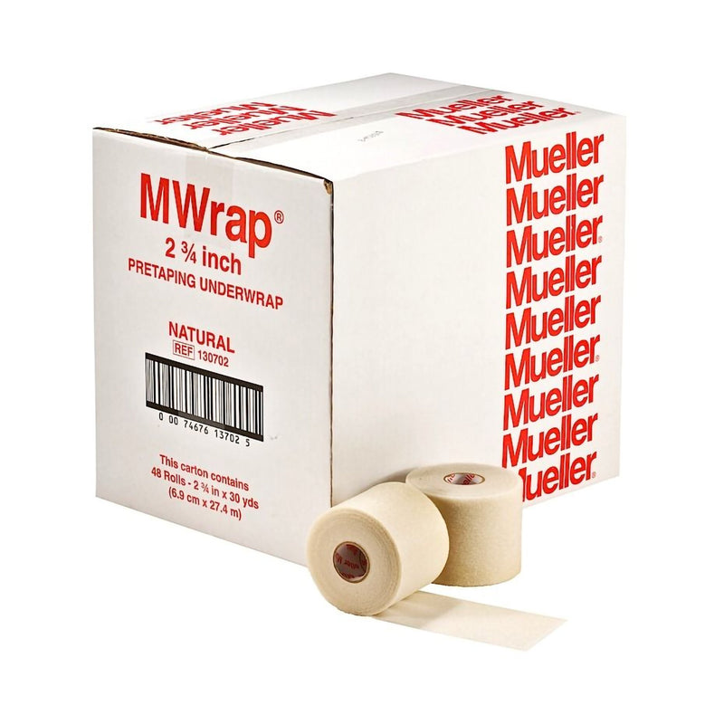MWrap® Foam Athletic Underwrap Tape, 2-3/4 Inch x 30 Yard, Off White, 1 Case of 48 (General Wound Care) - Img 2