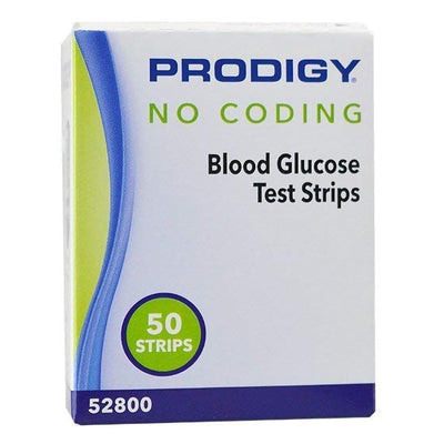 Prodigy® Blood Glucose Test Strips, 1 Box of 50 (Diabetes Monitoring) - Img 2