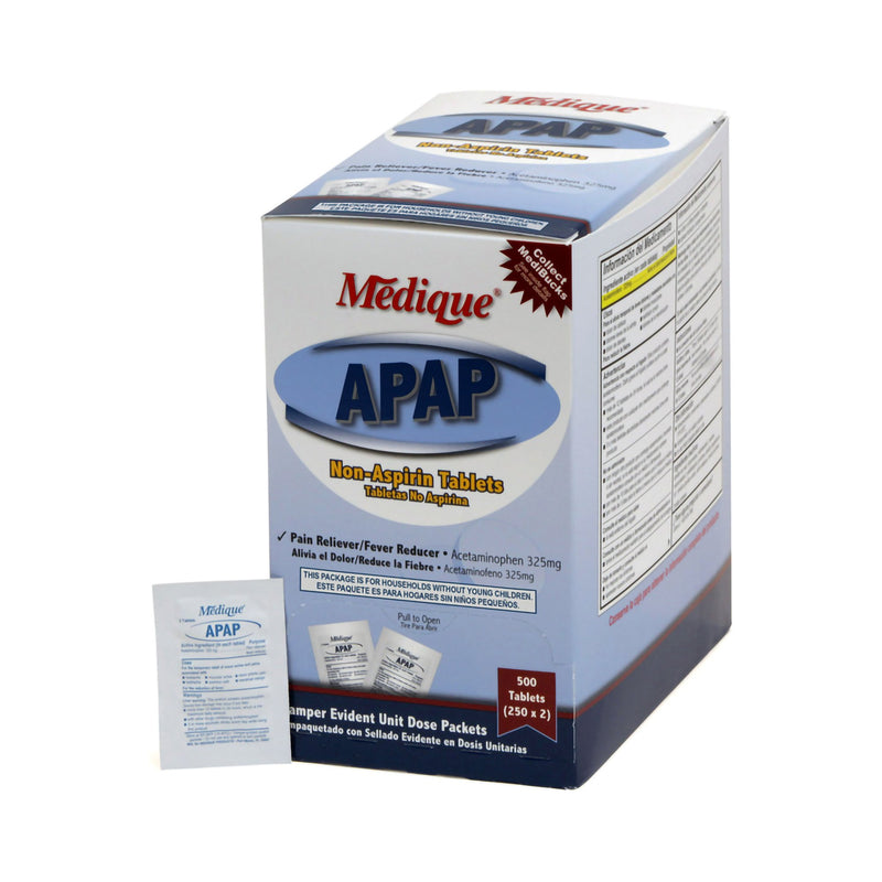 Medique® APAP Acetaminophen Pain Relief, 1 Box (Over the Counter) - Img 1