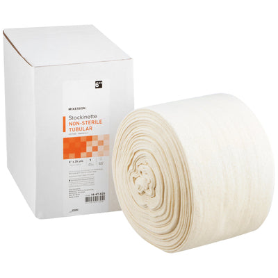 McKesson Beige Cotton Tubular Stockinette, 6 Inch x 25 Yard, 1 Case of 6 (Casting) - Img 1