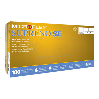 Supreno® SE Exam Glove, Extra Small, Blue, 1 Box of 100 () - Img 1