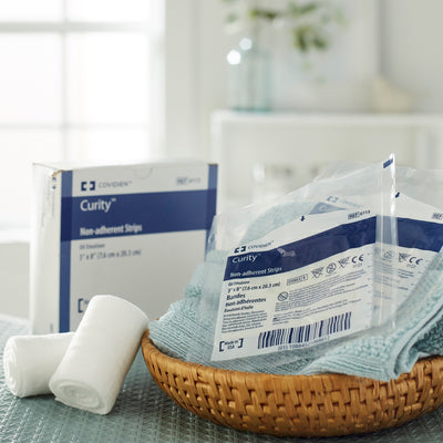 Curity™ Oil Emulsion Impregnated Dressing, 3 x 8 Inch, 1 Each (Advanced Wound Care) - Img 6