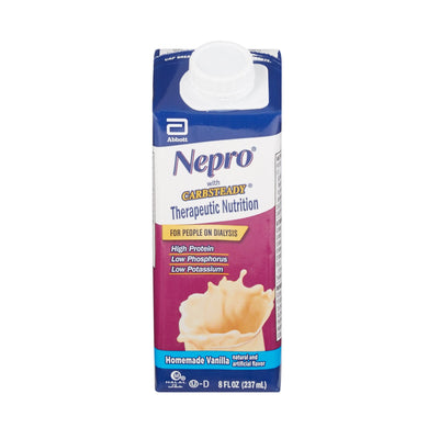 Nepro with Carbsteady Oral Supplement, Vanilla, 8-oz Carton, 1 Case of 24 (Nutritionals) - Img 1