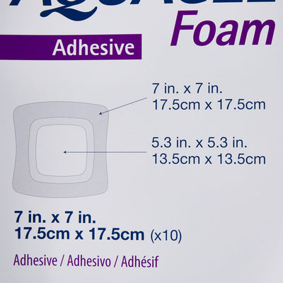 Aquacel® Silicone Adhesive with Border Silicone Foam Dressing, 7 x 7 Inch, 1 Each (Advanced Wound Care) - Img 5