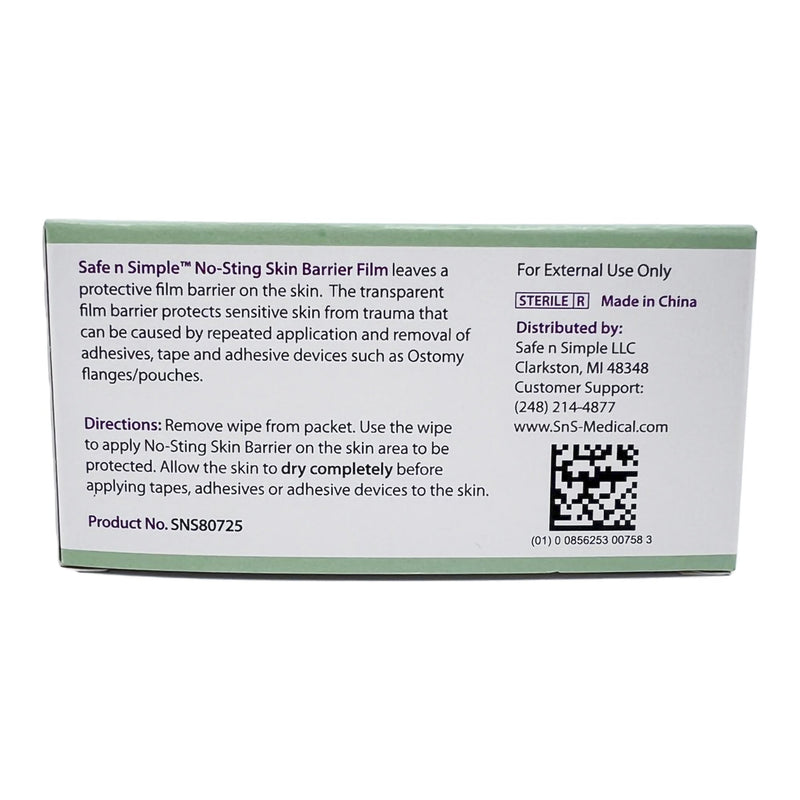 Safe n Simple™ Barrier Wipe, 1 Box of 25 (Skin Care) - Img 5