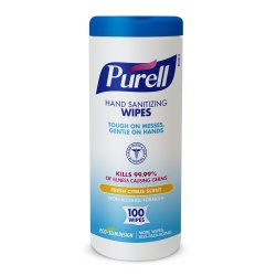 Purell® Sanitizing Skin Wipe, 1 Canister of 100 (Skin Care) - Img 1