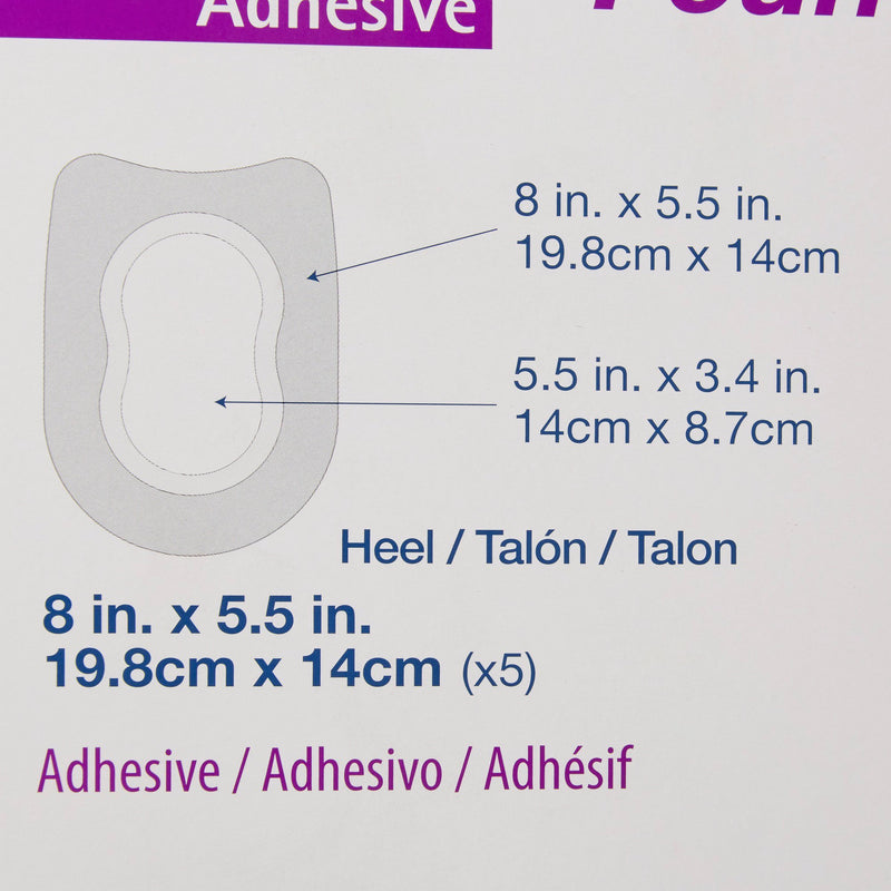 Aquacel® Silicone Adhesive with Border Silicone Foam Dressing, 5½ x 8 Inch, 1 Box of 5 (Advanced Wound Care) - Img 6