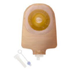 Premier™ One-Piece Drainable Beige Urostomy Pouch, 9 Inch Length, 1-1/8 Inch Stoma, 1 Box of 5 (Ostomy Pouches) - Img 1