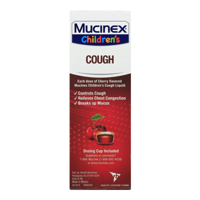 Mucinex® Max Children's Cold and Cough Relief, 4-ounce Bottle, 1 Each (Over the Counter) - Img 2