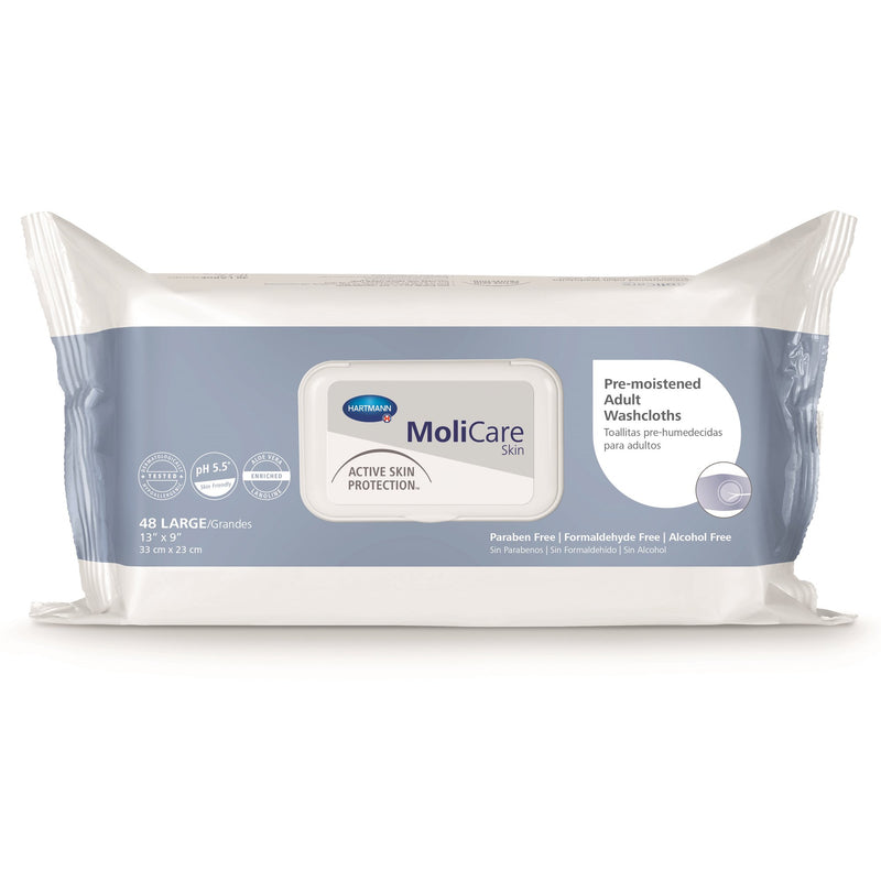 MoliCare® Scented Skin Washcloths, Soft Pack, 1 Pack of 48 (Skin Care) - Img 1