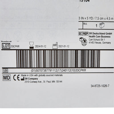 3M™ Coban™ LF Self-adherent Closure Cohesive Bandage, 3 Inch x 5 Yard, Tan, 1 Case of 24 (General Wound Care) - Img 5