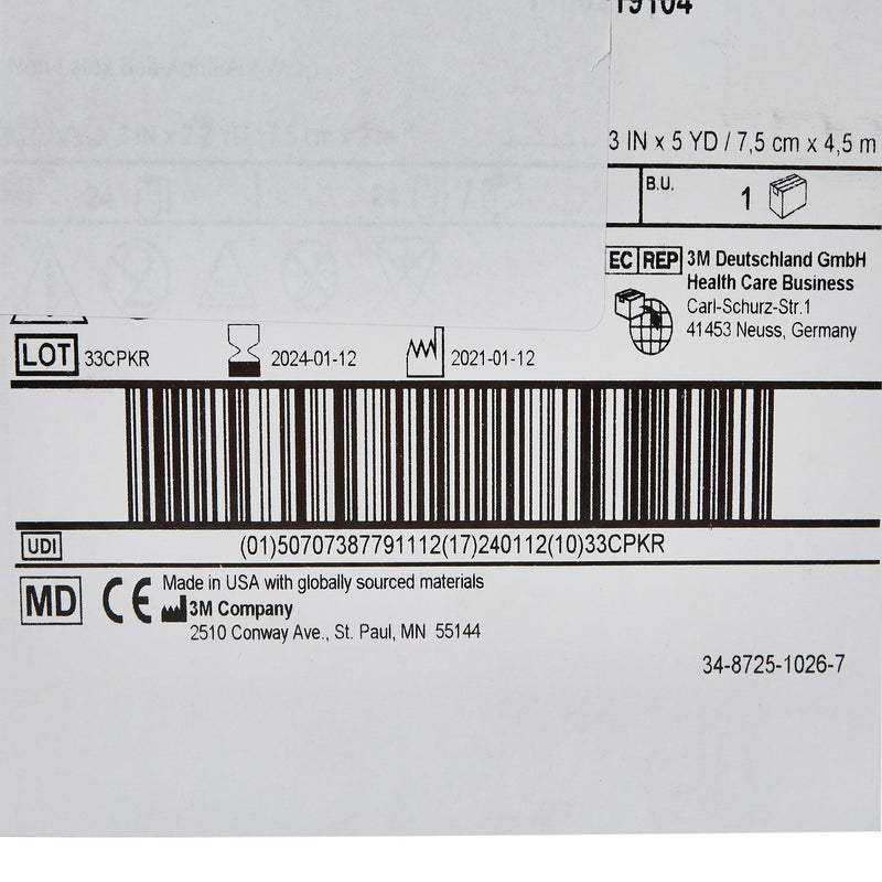 3M™ Coban™ LF Self-adherent Closure Cohesive Bandage, 3 Inch x 5 Yard, Tan, 1 Each (General Wound Care) - Img 5