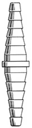 Busse Tubing Connector, 1 Box of 25 (Respiratory Accessories) - Img 1