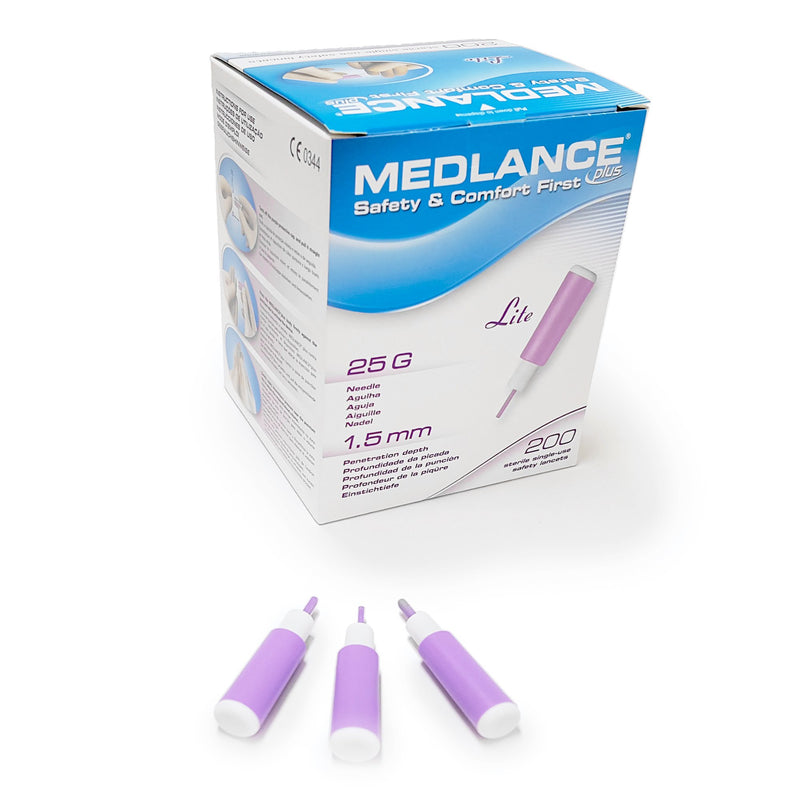 Medlance® Plus Safety Lancet, 1 Case of 2000 (Diabetes Monitoring) - Img 1