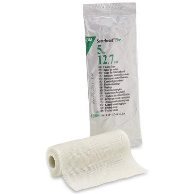 3M™ Scotchcast™ Plus Cast Tape, White, 5 Inch x 4 Yard, 1 Roll (Casting) - Img 1