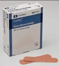 Curity™ Neon Adhesive Strip, 3/4 x 3 Inch, 1 Box of 50 (General Wound Care) - Img 1