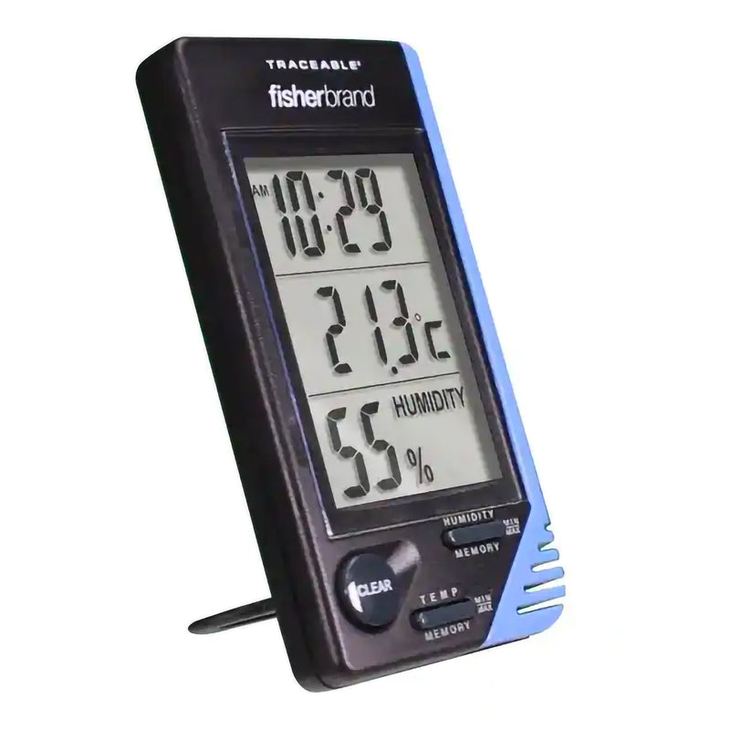 Fisherbrand™ Traceable® Digital Thermometer / Hygrometer, 32° to 122° F, 1 Each () - Img 2
