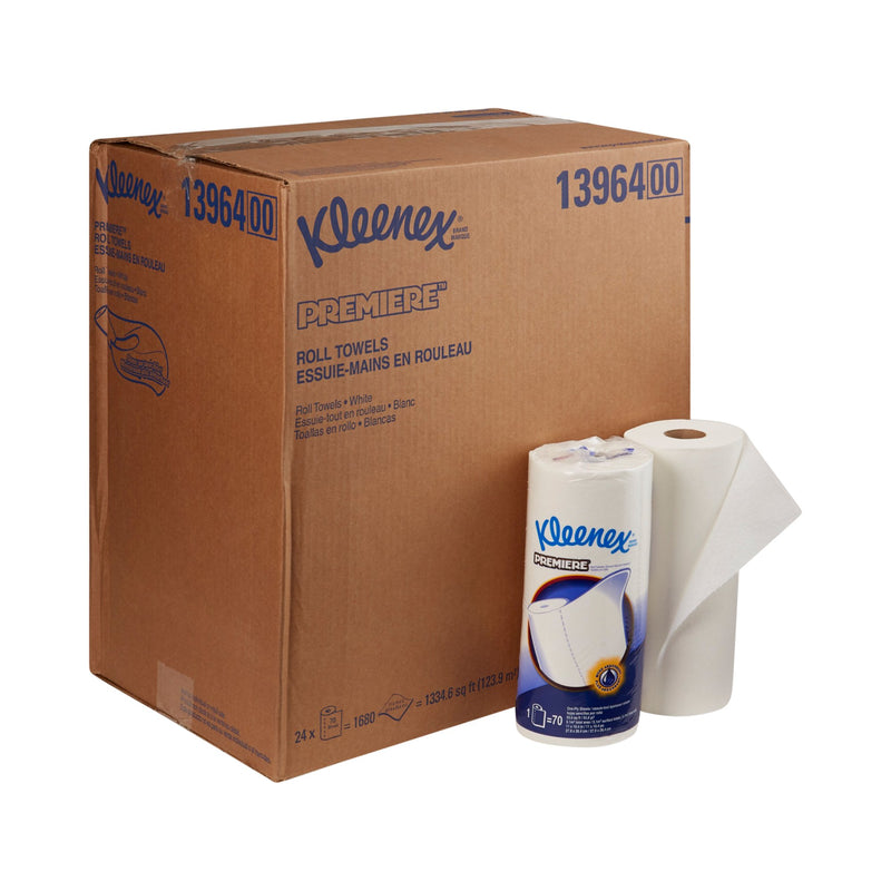 Kleenex® Premiere® Kitchen Paper Towel, 70 Towels per Roll, 1 Case of 24 (Paper Towels) - Img 2