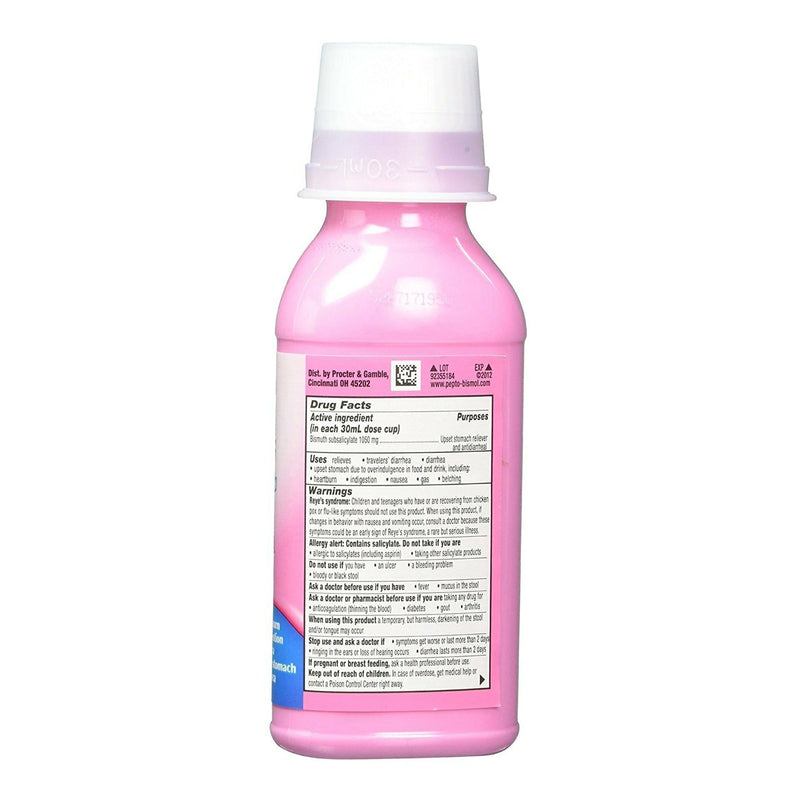 PEPTO-BISMOL, SUSP MS 525MG/15ML 4OZ (Over the Counter) - Img 2