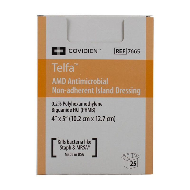 Covidien™ Telfa™ Impregnated Antimicrobial Dressing, 4 x 5 Inch, 1 Each (General Wound Care) - Img 1