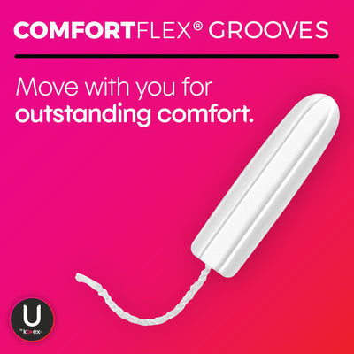 U By Kotex® Click® Compact Tampon, 1 Case of 128 (Feminine Protection) - Img 4