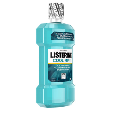 Listerine® Cool Mint Antiseptic Mouthwash, 1.5 Liter, 1 Each (Mouth Care) - Img 2