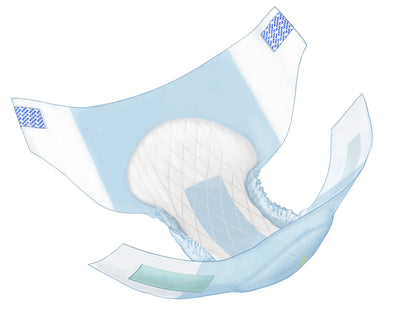 Wings™ Extra Heavy Absorbency Incontinence Brief, Large, 1 Case of 72 () - Img 1