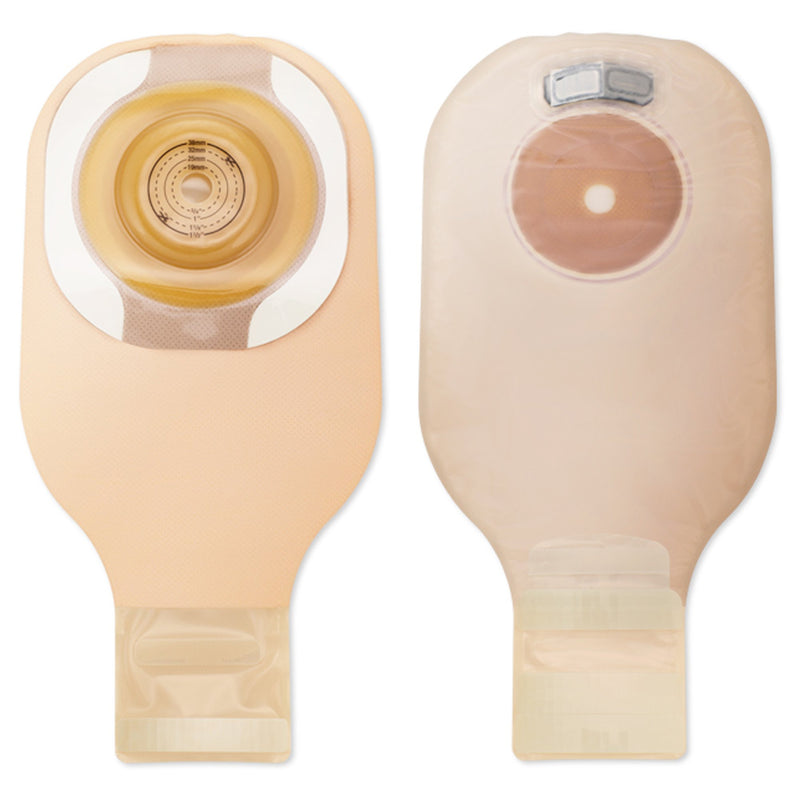 Premier™ Flextend™ One-Piece Drainable Beige Filtered Ostomy Pouch, 12 Inch Length, 1½ Inch Stoma, 1 Box of 5 (Ostomy Pouches) - Img 1