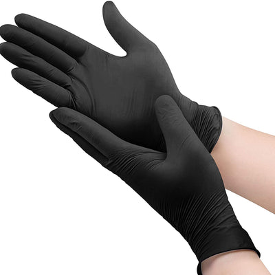 Microflex® MidKnight™ Touch 93-734 Nitrile Exam Glove, Medium, Black, 1 Box of 100 () - Img 3