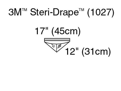 3M™ Steri-Drape™ Sterile Irrigation Pouch Surgical Drape, 17 W x 11 L Inch, 1 Case of 40 (Procedure Drapes and Sheets) - Img 1