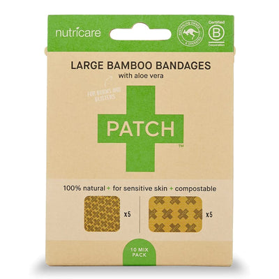 Patch™ Adhesive Strip with Aloe Vera, 2 x 3 Inch / 3 x 3 Inch, 1 Box of 5 (General Wound Care) - Img 1