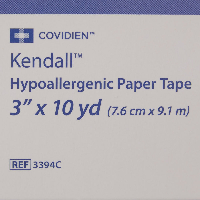 Kendall™ Hypoallergenic Paper Medical Tape, 3 Inch x 10 Yard, White, 1 Each (General Wound Care) - Img 4