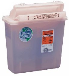 Renewables™ In-Room™ Multi-purpose Sharps Container, 1-1/4 Gallon, 12½ x 5½ x 10¾ Inch, 1 Each () - Img 1