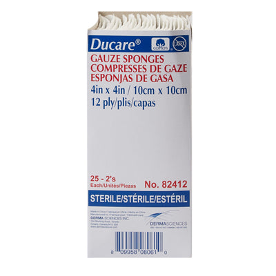 Ducare Sterile Gauze Sponge, 4 x 4 Inch, 1 Pack (General Wound Care) - Img 3