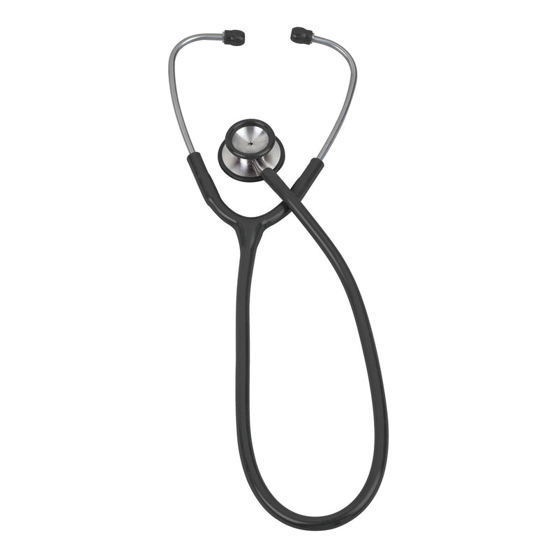 Veridian Pinnacale Series Stainless Steel Stethoscope, Black, 1 Case of 50 (Stethoscopes) - Img 2