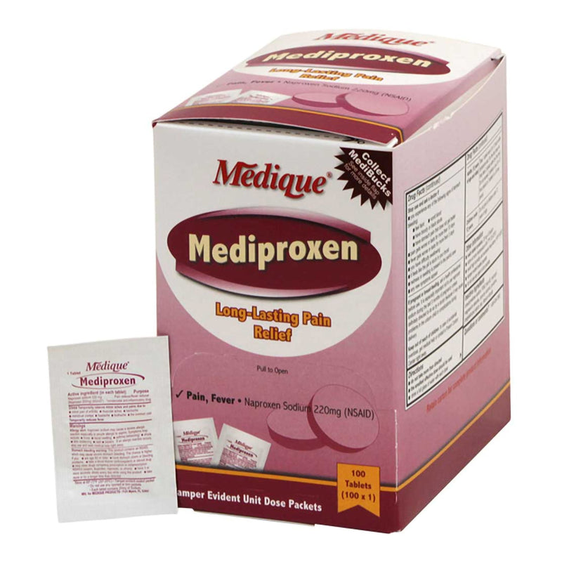 Mediproxen Naproxen Sodium Pain Relief, 1 Box (Over the Counter) - Img 1