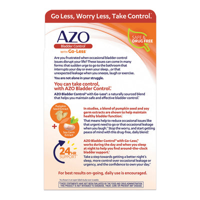 AZO® Bladder Control with Go-Less Capsules, 1 Box (Over the Counter) - Img 4