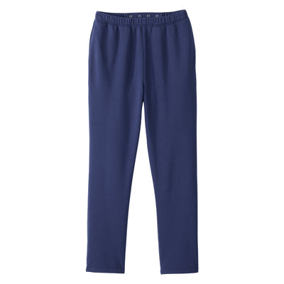 PANTS, SEATLESS F/W/C MENS FLEECE BCK FLAP NAVY SM (Pants and Scrubs) - Img 1