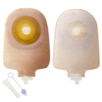 Premier™ One-Piece Drainable Transparent Urostomy Pouch, 9 Inch Length, 1 Inch Stoma, 1 Box of 5 (Ostomy Pouches) - Img 1