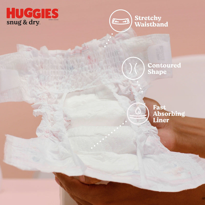 DIAPER, HUGGIES SNUG & DRY JUMBO PK SZ4 (27/PK 4PK/CS) () - Img 2