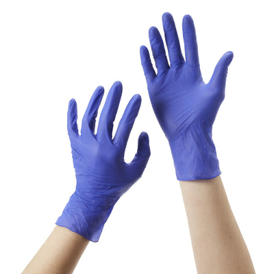 McKesson Confiderm® 3.0 Nitrile Exam Glove, Small, Blue, 1 Box of 100 () - Img 3
