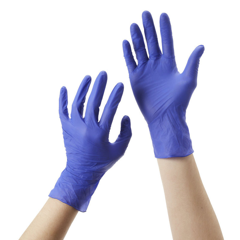 McKesson Confiderm® 3.0 Nitrile Exam Glove, Small, Blue, 1 Box of 100 () - Img 3