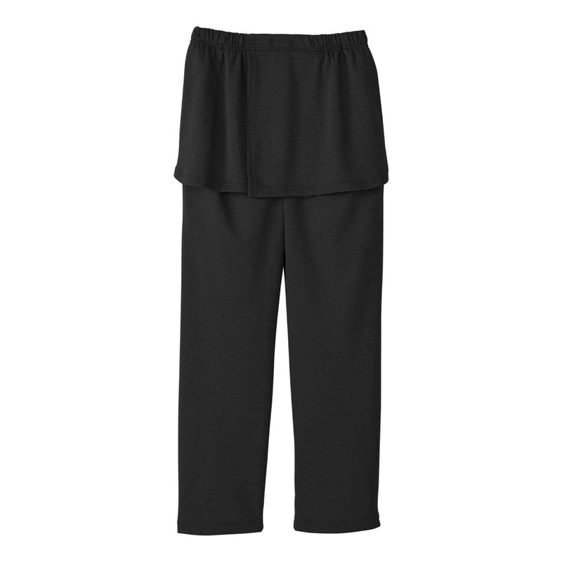 Silverts® Open Back Adaptive Pants, Medium, Black, 1 Each (Pants and Scrubs) - Img 2