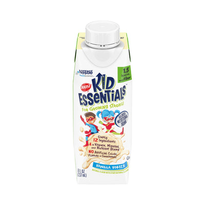 Boost® Kid Essentials™ 1.5 with Fiber Vanilla Pediatric Oral Supplement / Tube Feeding Formula, 8 oz. Carton, 24 per Case, 1 Case of 24 () - Img 1