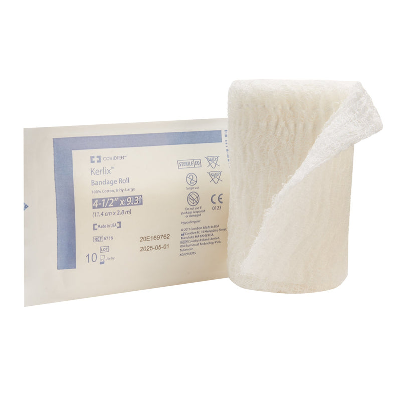 Kerlix™ Sterile Fluff Bandage Roll, 4-1/2 Inch x 3-1/10 Yard, 1 Case of 100 (General Wound Care) - Img 1