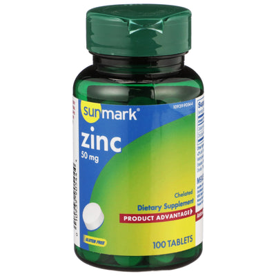 sunmark® Zinc Mineral Supplement, 1 Bottle (Over the Counter) - Img 4