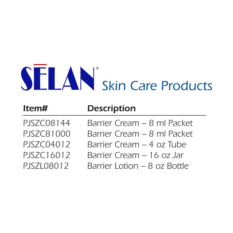 Selan+® Zinc Oxide Barrier Cream and Lotion, 8 mL Individual Packet, 1 Case of 144 (Skin Care) - Img 2